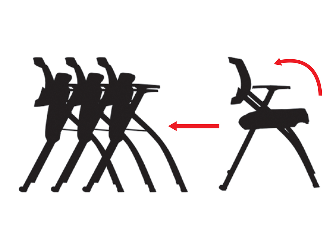 Ghế training cao cấp có bàn